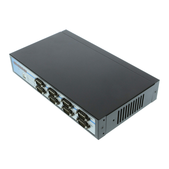 CoolGear USB-8COMi-RM Product Manual