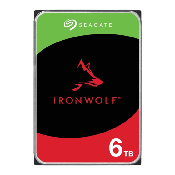 Seagate Technology IronWolf ST6000VN001 Product Manual
