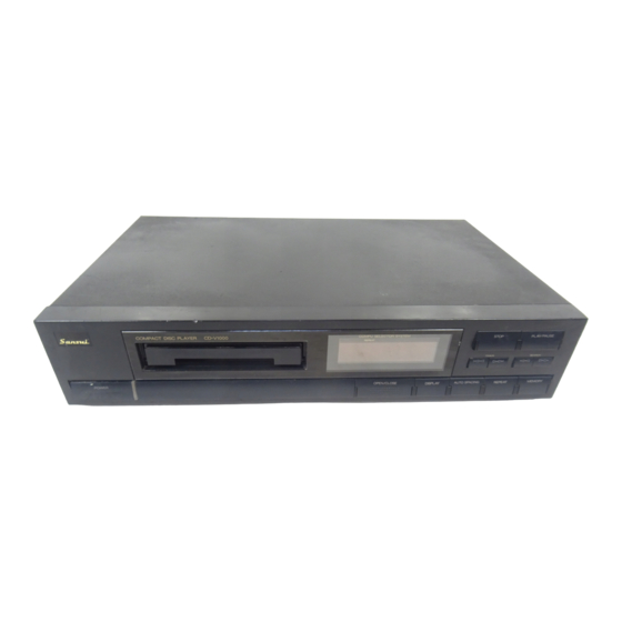Sansui CD-V1000 Service Manual