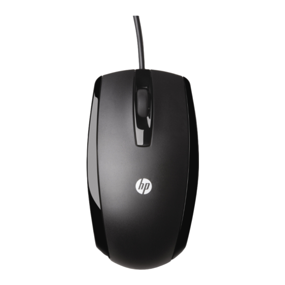 HP KY619AA - USB 3 Button Optical Mouse Datasheet