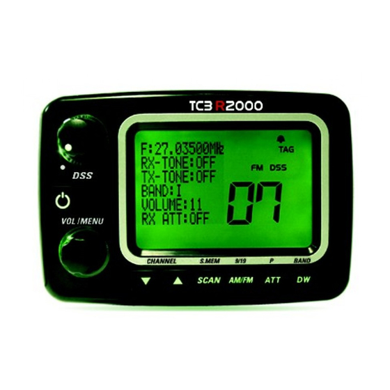 TTI TCB-R2000 Instruction Manual