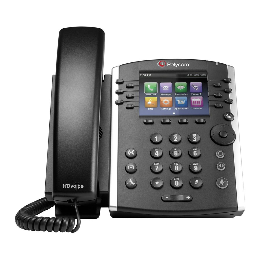 Polycom VVX400 Reference Manual