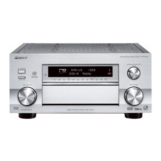Pioneer VSA-AX10i-S Manuals | ManualsLib