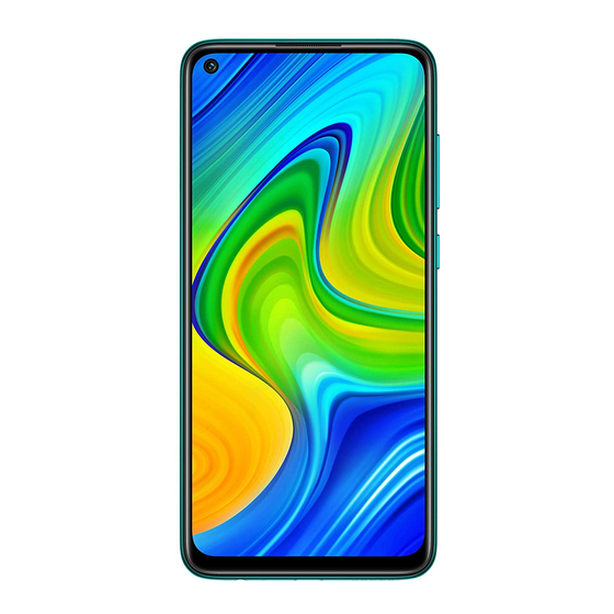 Xiaomi Redmi Note 9 User Manual