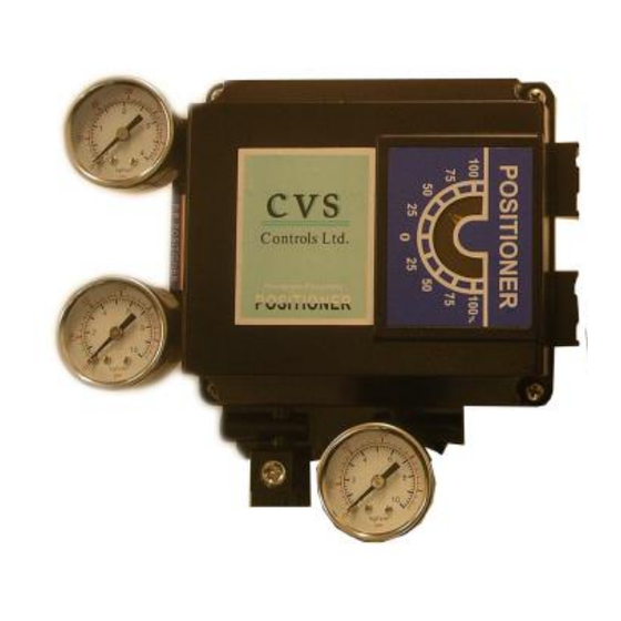 CVS Controls 1200 Instruction Manual