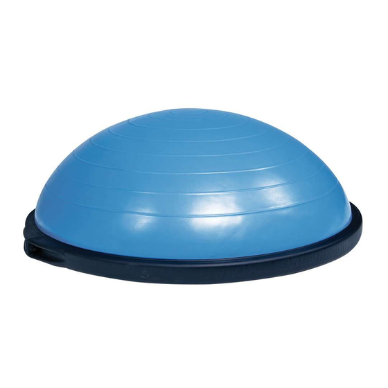 BOSU HOME Balance Trainer Owner's Manual