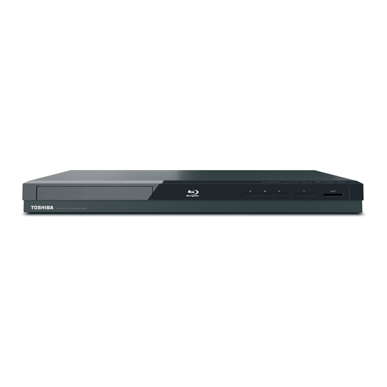 Toshiba BDX2200 Specifications