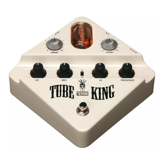 Ibanez Tube King Overdrive TK999OD Owner's Manual