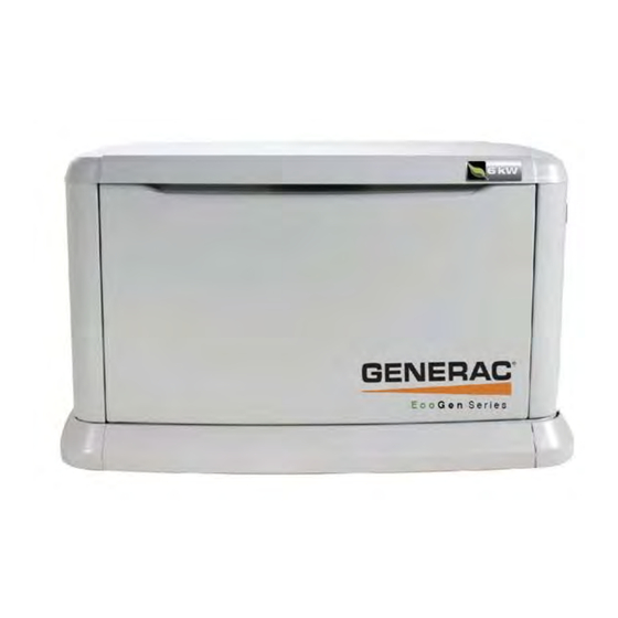 Generac Power Systems EcoGen Series Owner's Manual