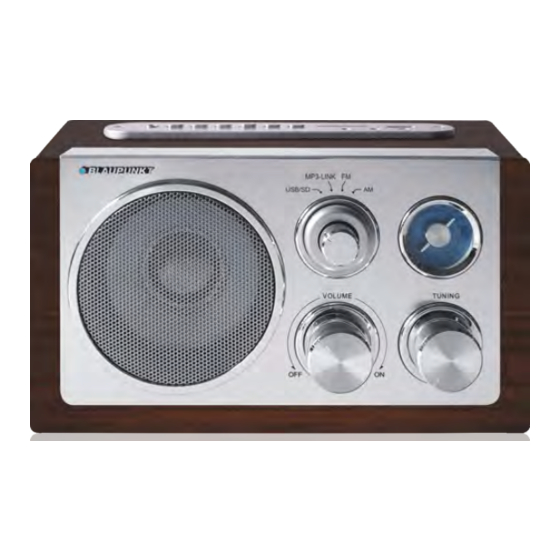 Blaupunkt RX 19-1 Instruction Manual