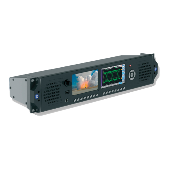 Phabrix Rx 2000 Operation Manual