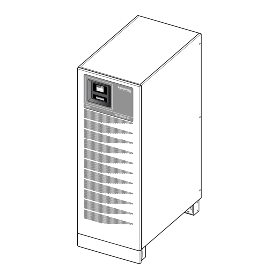 socomec MASTERYS IP Plus Installation And Operating Manual