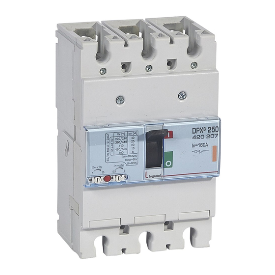 LEGRAND DPX3 250 Installation Manual