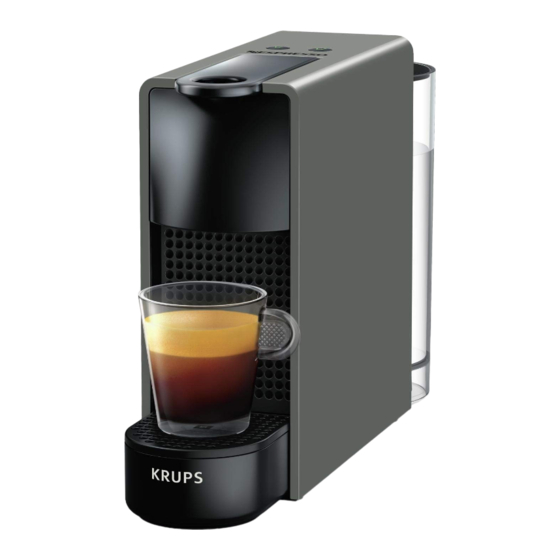 Nespresso ESSENZA MINI Series Instruction Manual