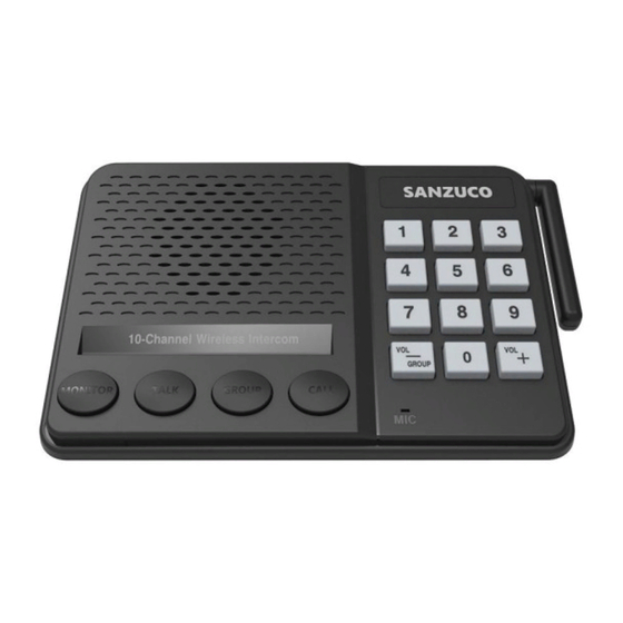 (4) Sanzuco wireless sale intercom