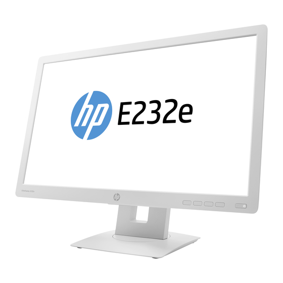 HP EliteDisplay E232e Disassembly Instructions