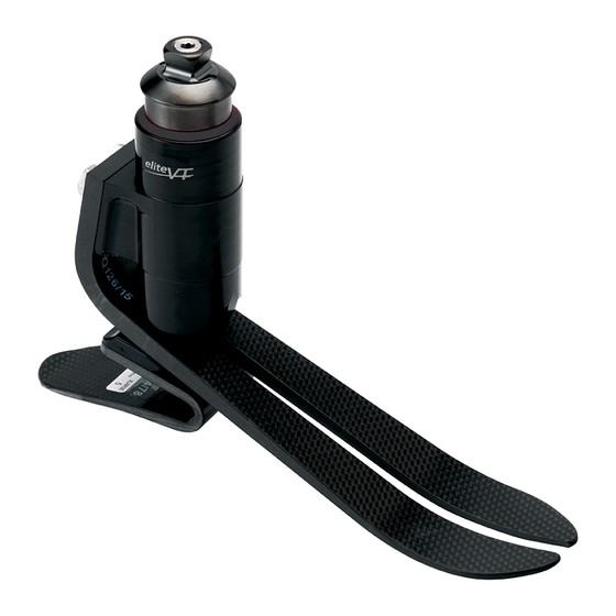 Blatchford EliteVT Instructions For Use Manual