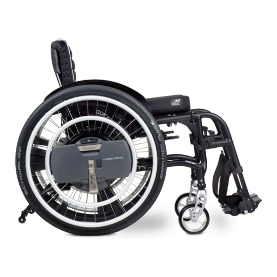 Sunrise Medical Quickie WheelDrive Generation 2019 User Manual