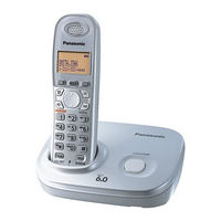 Panasonic TG6312S - Cordless Phone - Pearl Operating Instructions Manual