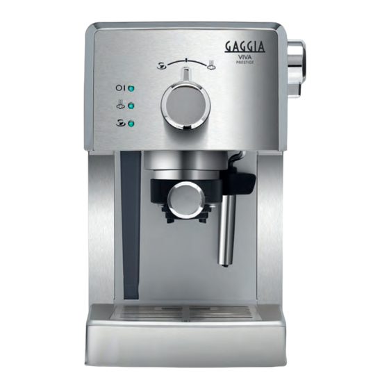 Gaggia Milano VIVA DELUXE Manuals