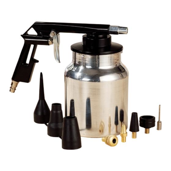 Parkside AIR SANDBLASTING GUN Operation And Safety Notes
