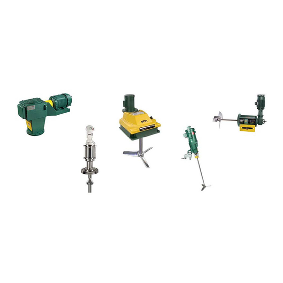 SPX Lightnin 31P-85-STM60 Manual