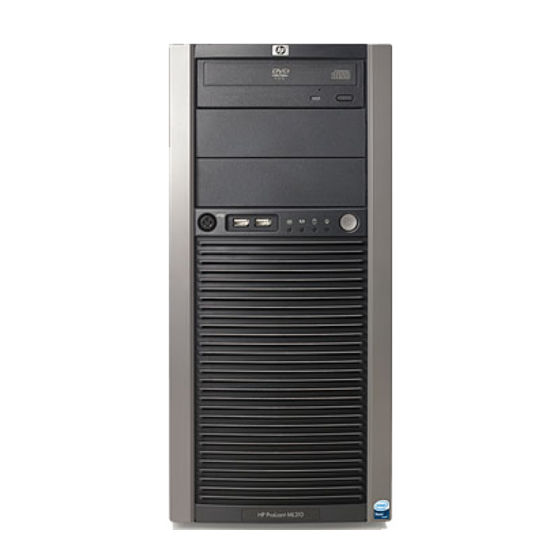 HP ProLiant Generation ML310 Quickspecs