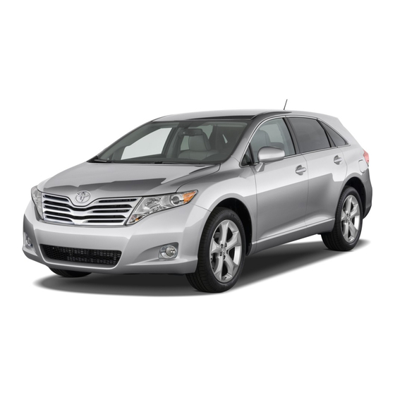 Toyota Venza 2010 Quick Reference Manual