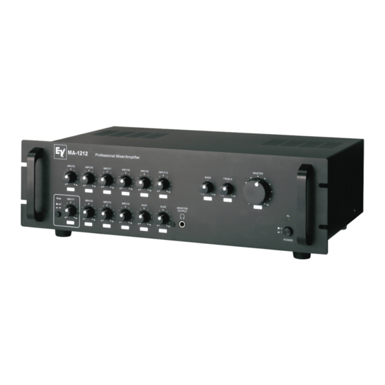 Electro-Voice MA-1212 User Manual