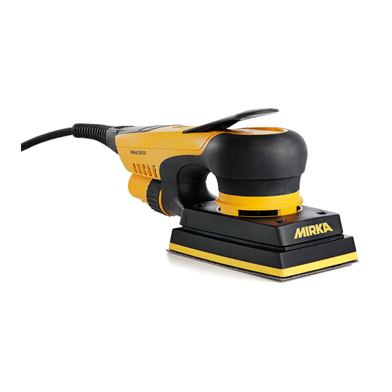 MIRKA DEOS 383X CV Operating Instructions Manual