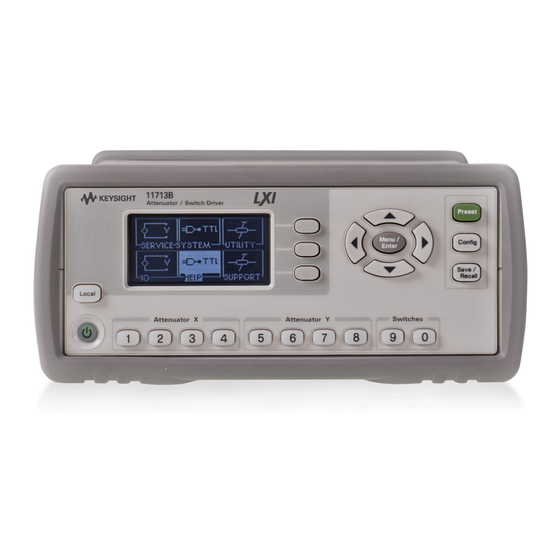 Keysight Technologies 11713B Operating And Service Manual