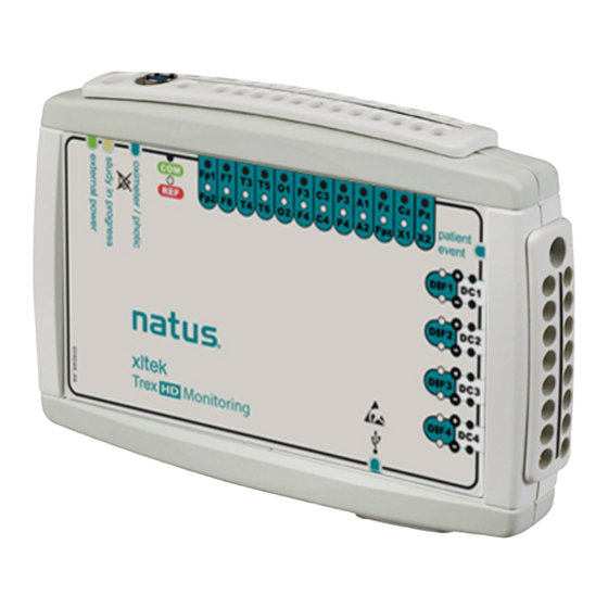 natus Trex HD Video Ambulatory System Manuals
