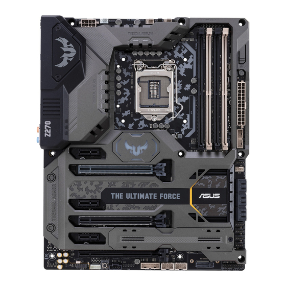 Asus TUF Z270 MARK 1 Quick Start Manual