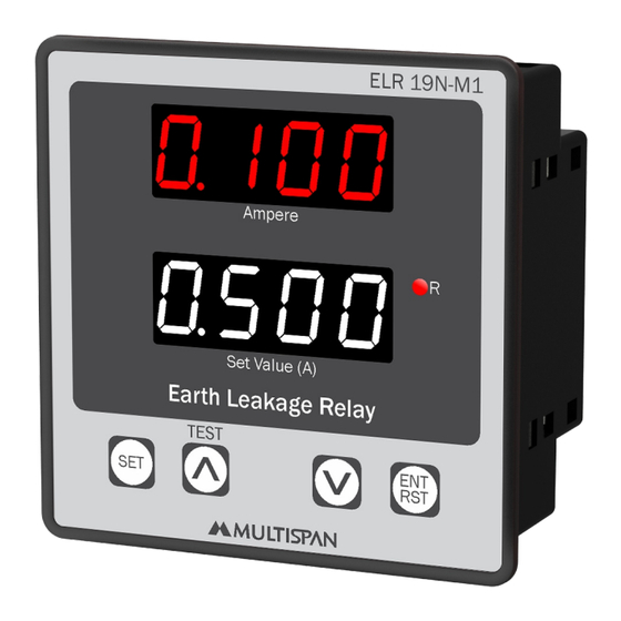 MULTISPAN ELR-19N-M1 Installation Manuallines