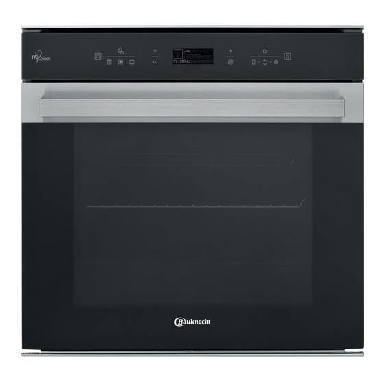 Bauknecht BIK7 CPC8TS PT Quick Manual