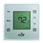 cor thermostat 5 Installation Instructions Manual