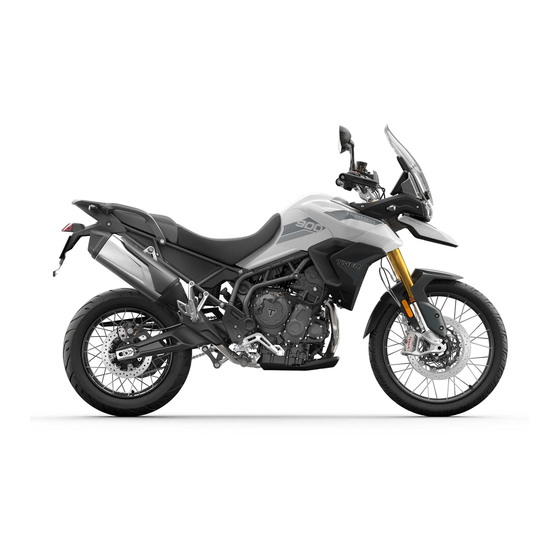 Triumph Tiger 900 GT Pro 2020 Owner's Handbook Manual