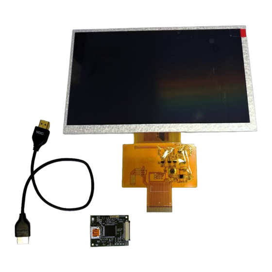 Midas MDT0700A11OS-RGBHDMI-KIT1 Kit Manuals