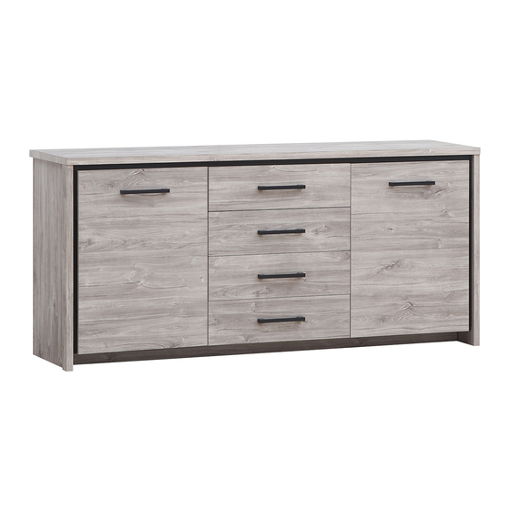 emob ELIAS DRESSOIR SIDE BOARD Assembly Instruction