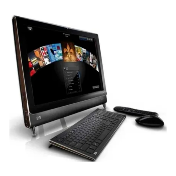 HP TouchSmart dx9000 Quick Start Manual