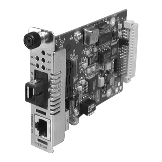 Transition Networks CFETF1029-205 User Manual