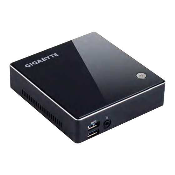 Gigabyte GB-BXA8-5545 Quick Start Manual