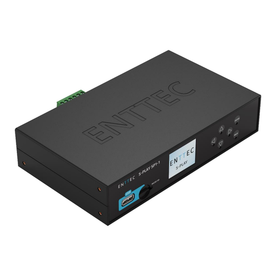 Enttec S-PLAY SP-1 User Manual