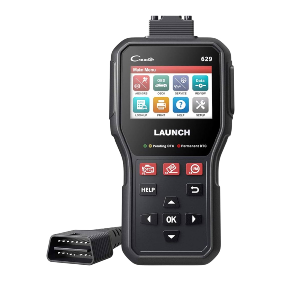 Launch Creader CR629 User Manual