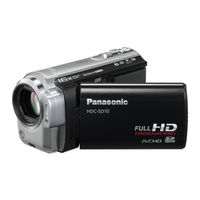 Panasonic HDC-SD10PP Operating Instructions Manual