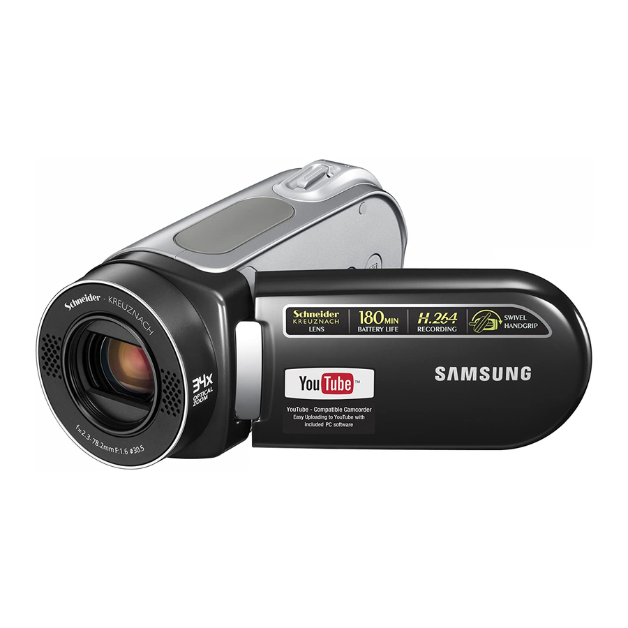 Samsung SC-MX20 Quick Start Manual