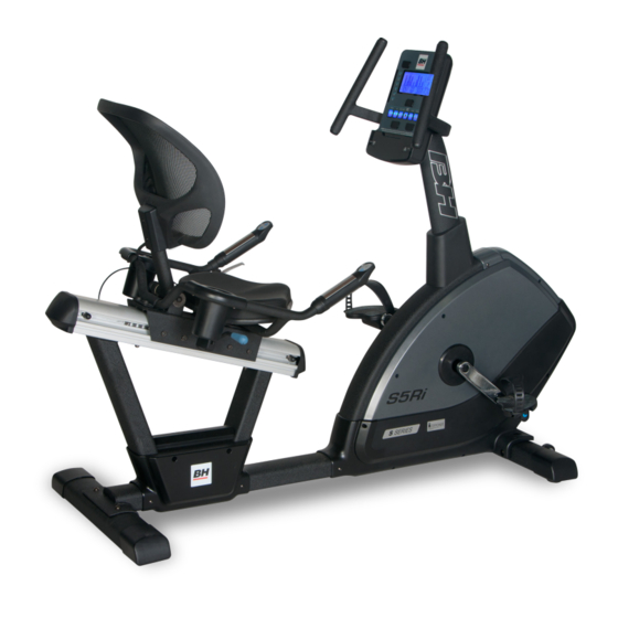 BH FITNESS S5Ri Owner's Manual