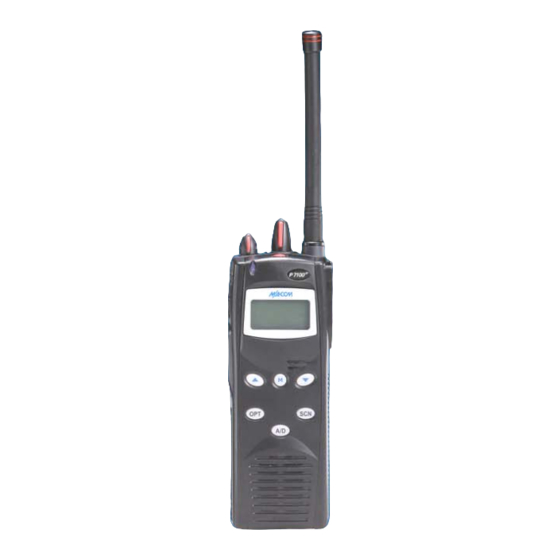 M/A-Com P7100 Series Operator's Manual