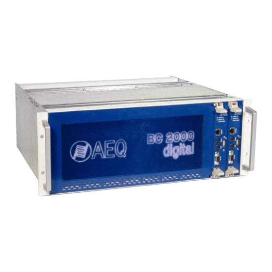 AEQ BC 2000 Hardware Manual
