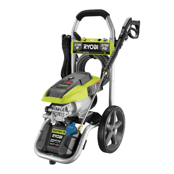 Ryobi RPW190BL-G Operating Instructions Manual